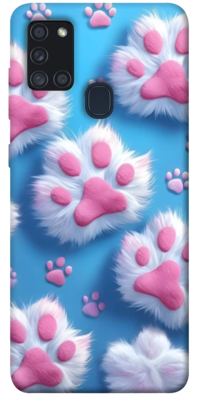 Чохол на Samsung Galaxy A21s Cat paw фото 1 з 1