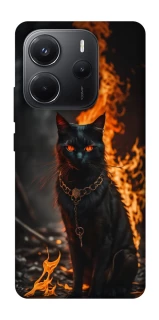 Чохол на Xiaomi Redmi Note 14 4G (Int. version) Вогняний кіт фото 1 з 1