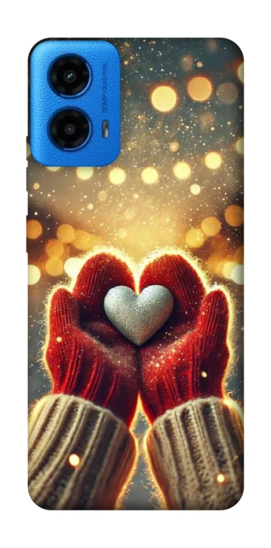 Чехол на Motorola Moto G45 Heart in hand фото 1 из 1
