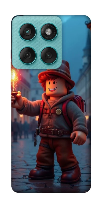 Чохол на Motorola Edge 60 Fusion Roblox Fire Logo Blue Flames фото 1 з 1