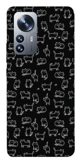 Чохол на Xiaomi 12 / 12X Black Cats фото 1 з 1