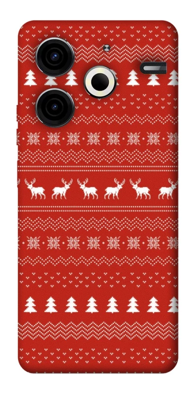 Чохол на TECNO Pova 6 Neo (LI6) Новорічний v12 фото 1 з 1