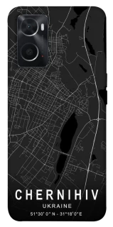 Чохол на Oppo A76 4G Chernihiv map фото 1 з 1