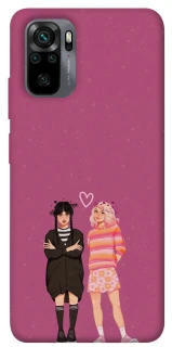 Чехол на Xiaomi Redmi Note 10 / Note 10s Raven & Rainbow Wednesday фото 1 из 1