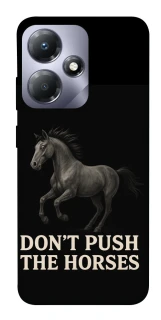 Чехол на Infinix Hot 30i Don't push the horses фото 1 из 1