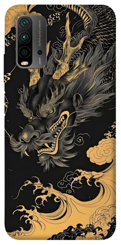 Чохол на Xiaomi Redmi 9T gold dragon фото 1 з 1