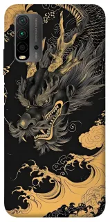 Чохол на Xiaomi Redmi 9T gold dragon фото 1 з 1