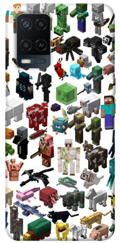 Чохол на Oppo A54 4G Minecraft v4 фото 1 з 1
