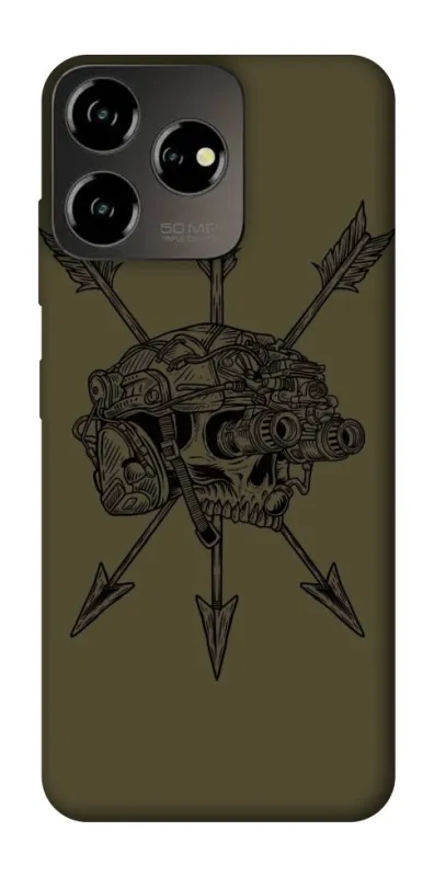 Чехол на ZTE Blade V50 Design 4G Mil skull фото 1 из 1