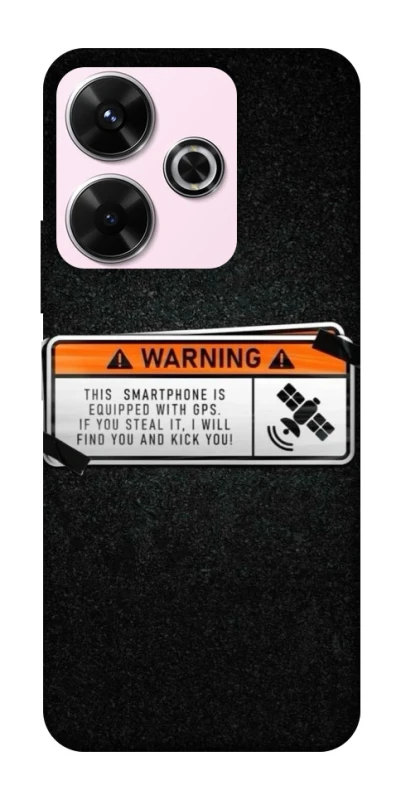 Чохол на Xiaomi Redmi 13 4G Warning фото 1 з 1