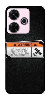 Чехол на Xiaomi Redmi 13 4G Warning фото 1 из 1