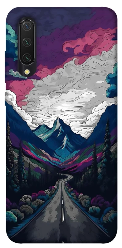 Чехол на Xiaomi Mi CC9 / Mi 9 Lite Нарисованные горы фото 1 из 1