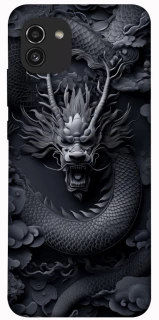 Чехол на Samsung Galaxy A03 black dragon фото 1 из 1