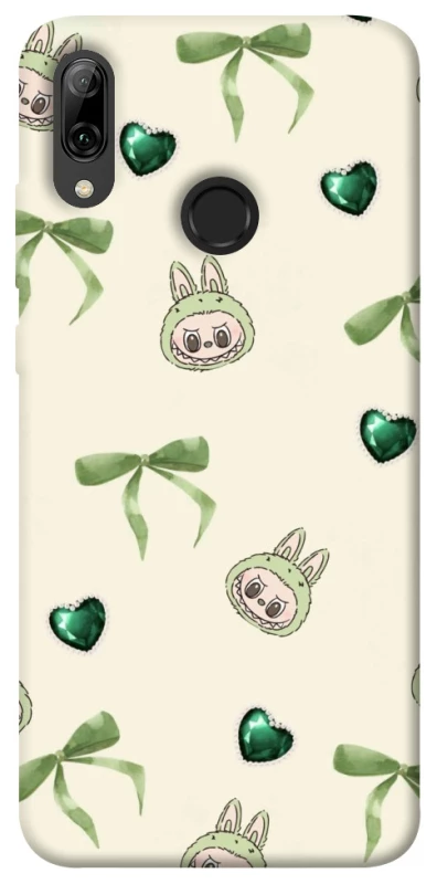 Чохол на Huawei P Smart (2019) Labubu Green Heart фото 1 з 1
