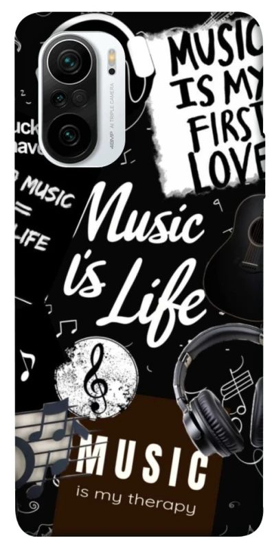 Чохол на Xiaomi Redmi K40 / K40 Pro / K40 Pro+ / Poco F3 Music is Life фото 1 з 1
