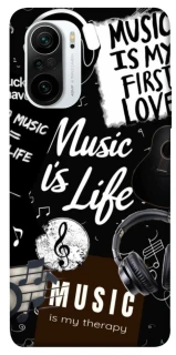 Чохол на Xiaomi Redmi K40 / K40 Pro / K40 Pro+ / Poco F3 Music is Life фото 1 з 1