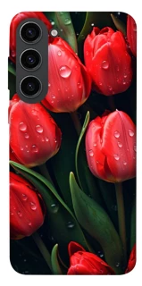 Чехол на Samsung Galaxy S23 Красные тюльпаны фото 1 из 1