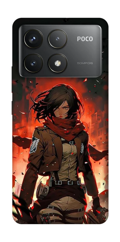 Чохол на Xiaomi Poco F6 Pro Mikasa v2 фото 1 з 1