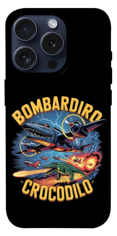 Чехол на Apple iPhone 15 Pro (6.1") Bombardino Crocodilo v2 фото 1 из 1