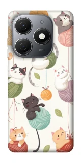 Чохол на TECNO Spark 20 Funny Kittens фото 1 з 1
