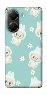 Чохол на Xiaomi Poco X6 Pro Labubu Green фото 1 з 1