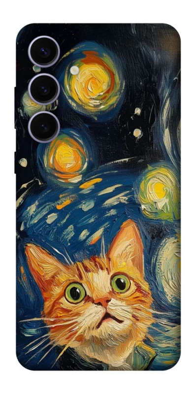 Чехол на Samsung Galaxy S25+ paint cat фото 1 из 1