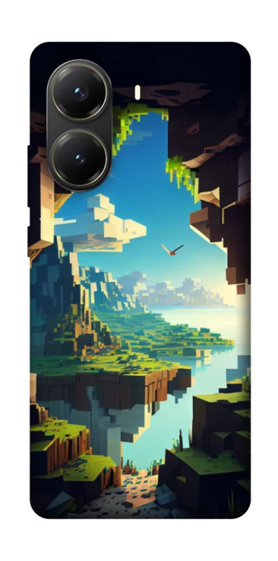 Чохол на Xiaomi Poco X6 Pro Minecraft sunrise фото 1 з 1