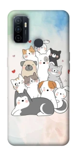 Чехол на Oppo A53 / A32 / A33 Funny Pets ver.2 фото 1 из 1