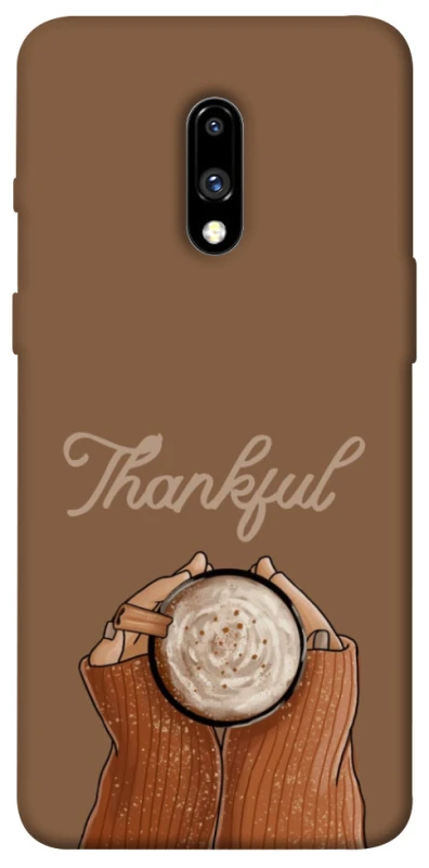 Чехол на OnePlus 7 Thankful coffee фото 1 из 1
