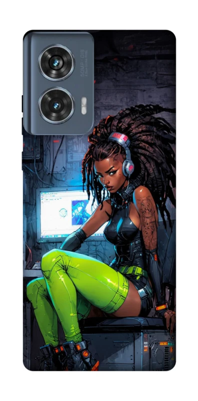 Чохол на Motorola Edge 50 Cyber girl фото 1 з 1