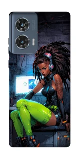 Чохол на Motorola Edge 50 Cyber girl фото 1 з 1