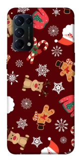 Чохол на Oppo Reno 5 4G Новорічний v6 фото 1 з 1