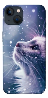 Чехол на Apple iPhone 13 (6.1") Snow cat фото 1 из 1