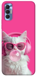 Чехол на TECNO Spark 8P Pink kitty фото 1 из 1