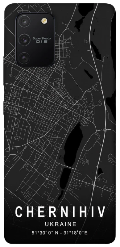 Чохол на Samsung Galaxy S10 Lite Chernihiv map фото 1 з 1