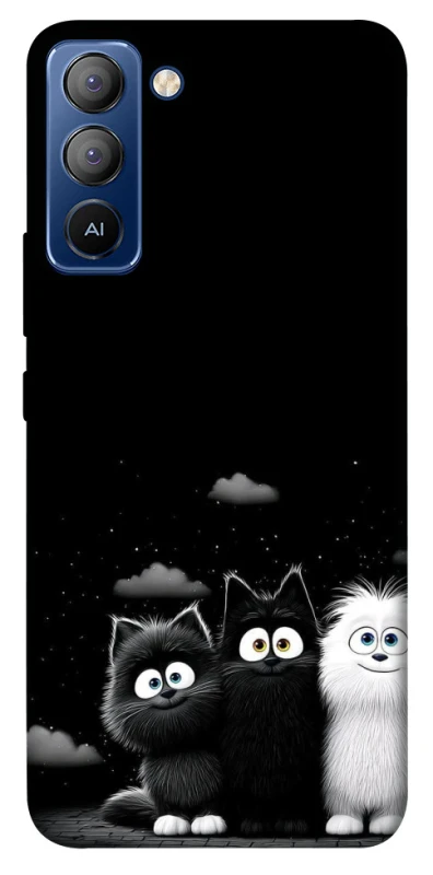 Чохол на TECNO Pop 5 LTE Three Cats фото 1 з 1