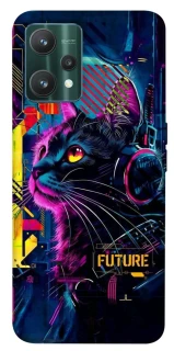 Чохол на Realme 9 Pro Cyber Cat v2 фото 1 з 1