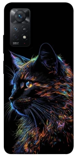 Чохол на Xiaomi Redmi Note 11 Pro 4G/5G Чорний кіт фото 1 з 1