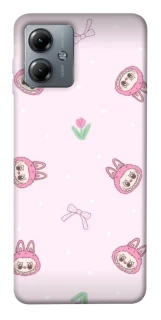 Чохол на Motorola Moto G14 Labubu Flower фото 1 з 1