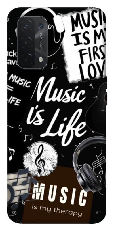 Чохол на Oppo A54 5G / A74 5G Music is Life фото 1 з 1