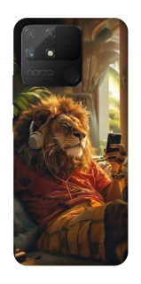 Чехол на Realme Narzo 50A Лев v2 фото 1 из 1