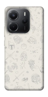 Чохол на Xiaomi Redmi Note 14 4G (Int. version) Star Wars background ver.1 фото 1 з 1