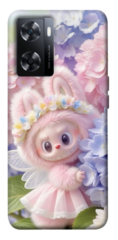 Чохол на OnePlus Nord N20 SE Labubu & Flowers ver.1 фото 1 з 1