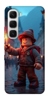 Чехол на Infinix Hot 60i Roblox Fire Logo Blue Flames фото 1 из 1