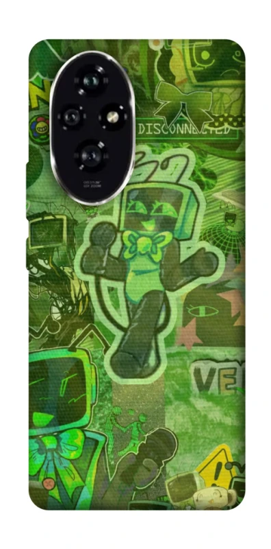 Чохол на Honor 200 Dandysworld tv green theme фото 1 з 1