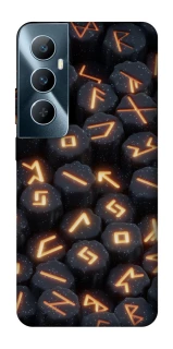 Чехол на Realme C65 4G Огненые руны фото 1 из 1