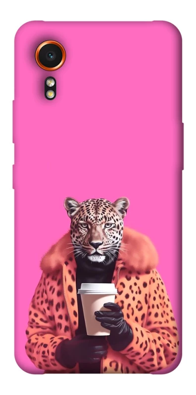 Чохол на Samsung Galaxy Xcover7 Леопард з кавою фото 1 з 1