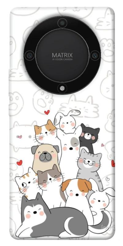 Чохол на Huawei Magic5 Lite Funny Pets фото 1 з 1