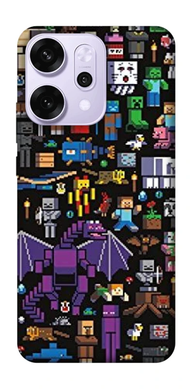 Чохол на Oppo Reno 14 Pro Minecraft v5 фото 1 з 1