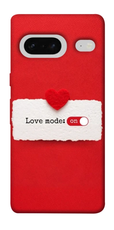 Чохол на Google Pixel 7 Love Mode ON фото 1 з 1